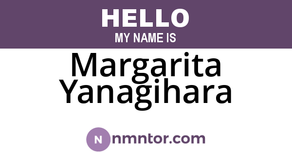 Margarita Yanagihara