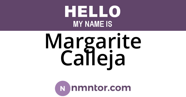 Margarite Calleja