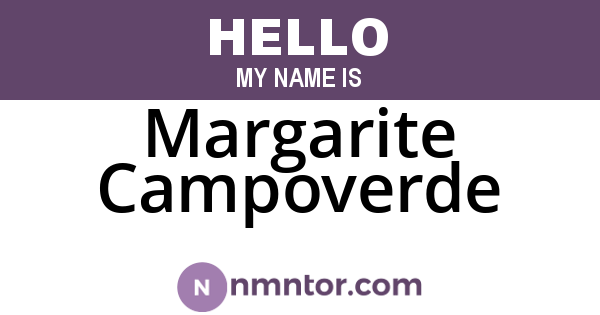 Margarite Campoverde