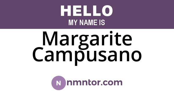 Margarite Campusano