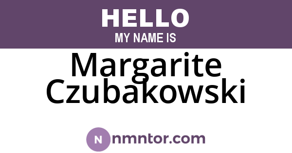 Margarite Czubakowski