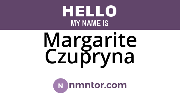 Margarite Czupryna