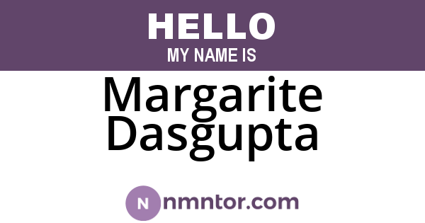 Margarite Dasgupta