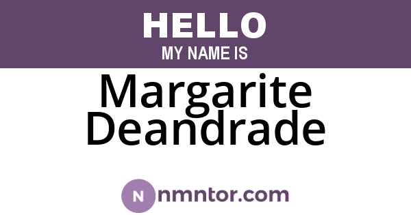 Margarite Deandrade