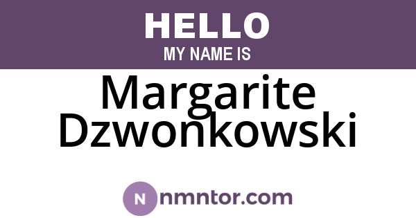 Margarite Dzwonkowski