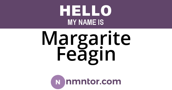 Margarite Feagin