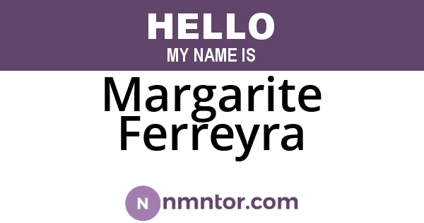 Margarite Ferreyra