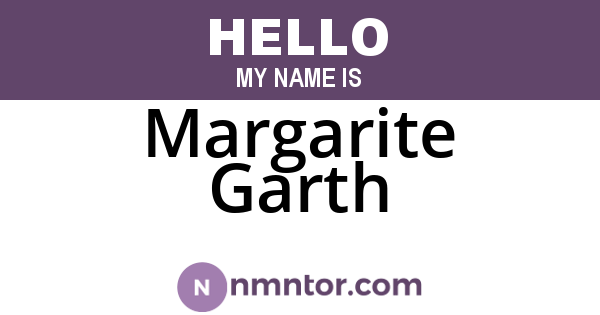 Margarite Garth