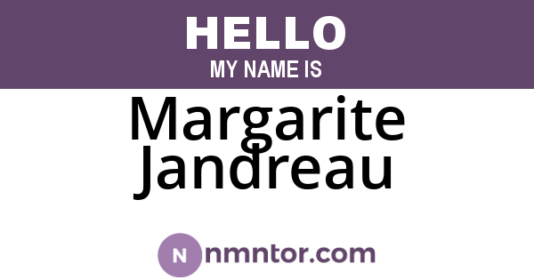 Margarite Jandreau