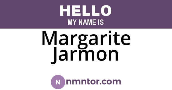 Margarite Jarmon