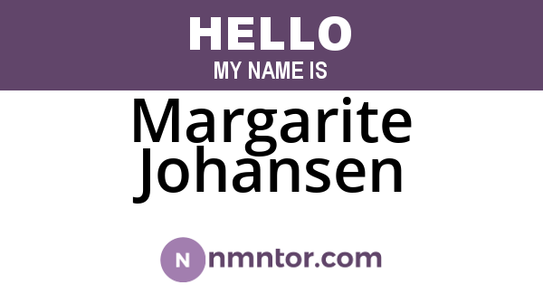 Margarite Johansen