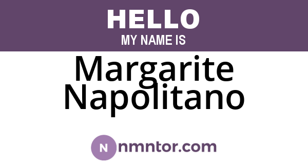 Margarite Napolitano