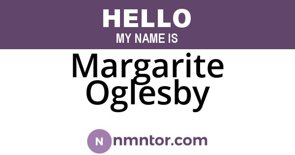 Margarite Oglesby