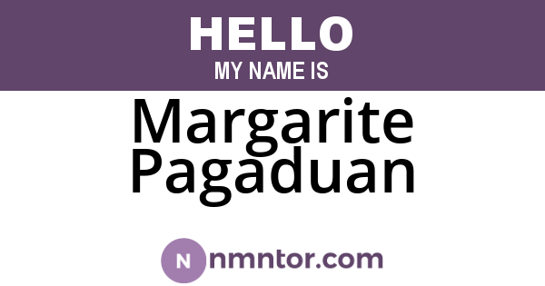 Margarite Pagaduan