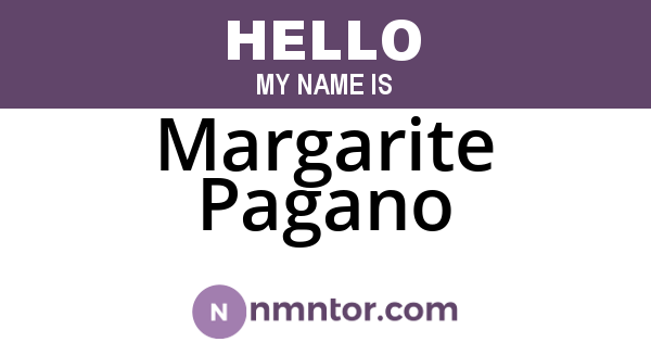 Margarite Pagano