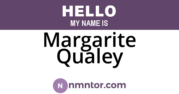 Margarite Qualey