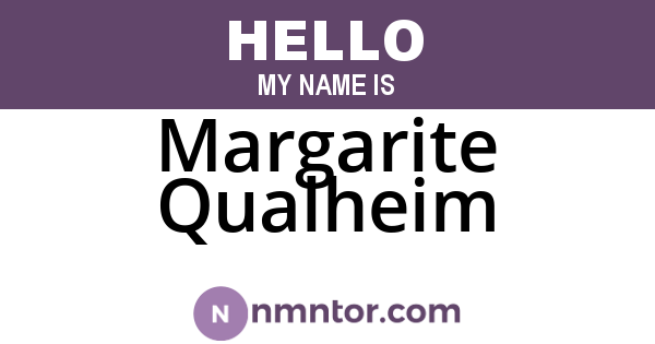 Margarite Qualheim
