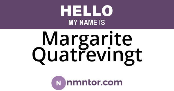 Margarite Quatrevingt