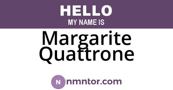 Margarite Quattrone