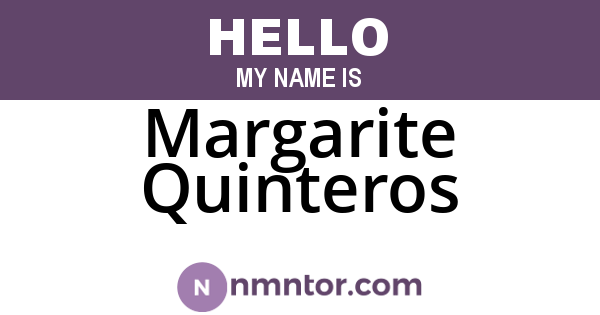 Margarite Quinteros