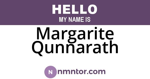 Margarite Qunnarath