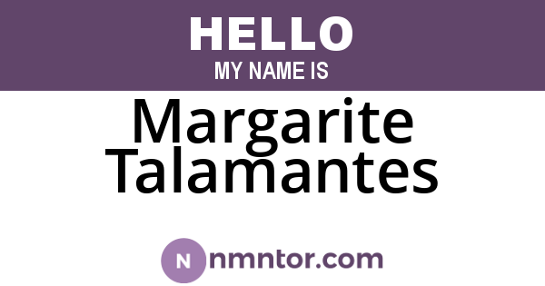 Margarite Talamantes