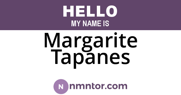 Margarite Tapanes