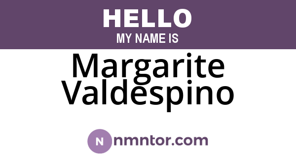 Margarite Valdespino
