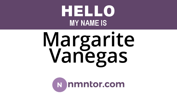 Margarite Vanegas
