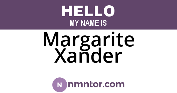 Margarite Xander