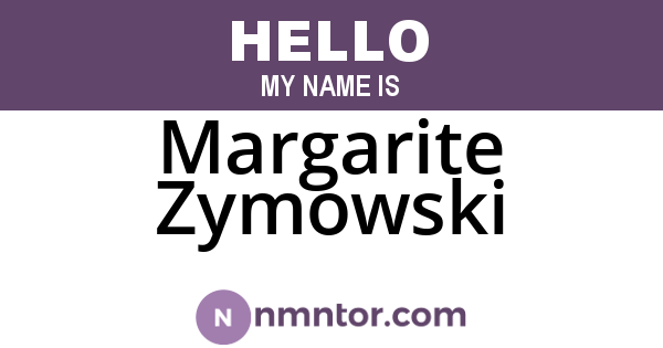 Margarite Zymowski