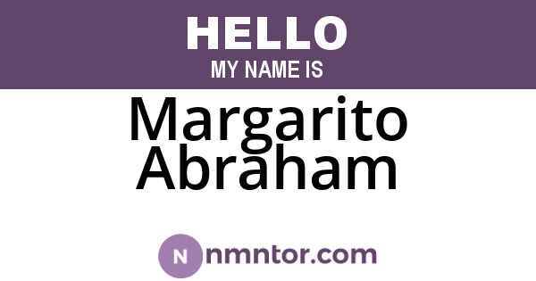 Margarito Abraham