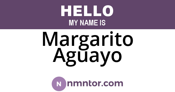 Margarito Aguayo