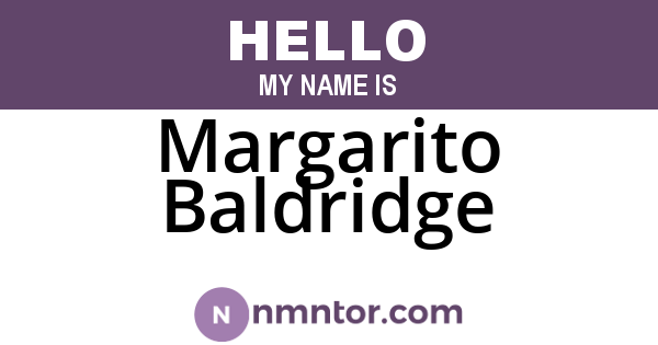 Margarito Baldridge
