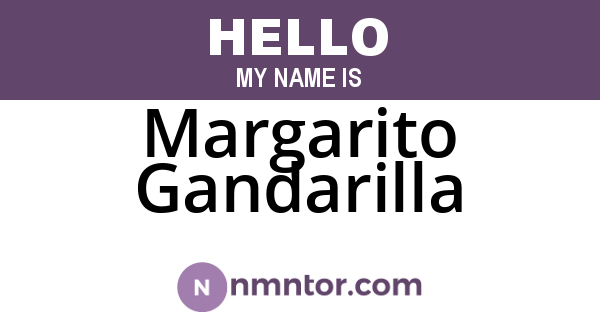 Margarito Gandarilla