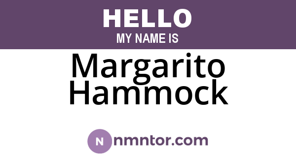 Margarito Hammock