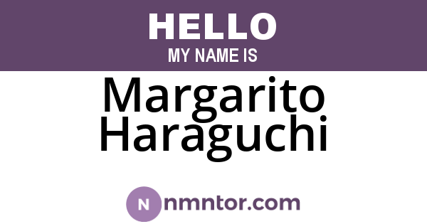 Margarito Haraguchi