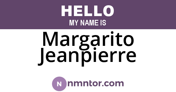 Margarito Jeanpierre