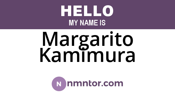 Margarito Kamimura