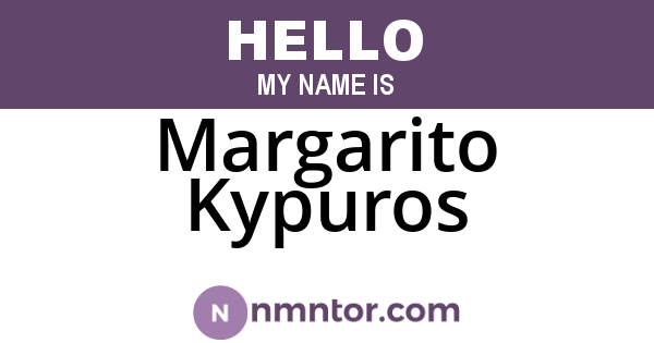 Margarito Kypuros