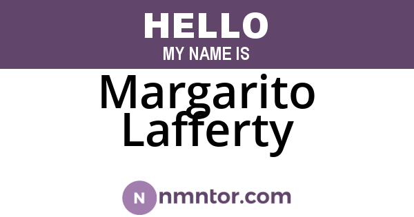 Margarito Lafferty