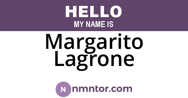 Margarito Lagrone