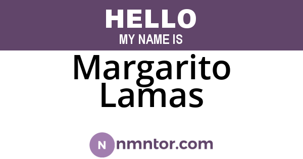 Margarito Lamas