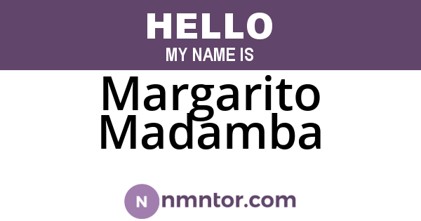 Margarito Madamba