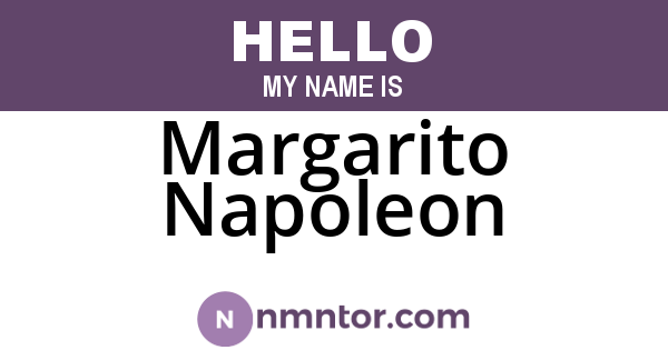 Margarito Napoleon