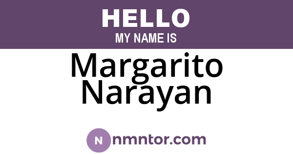 Margarito Narayan