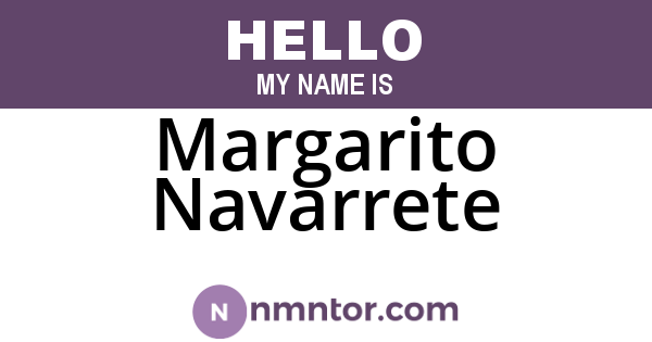 Margarito Navarrete