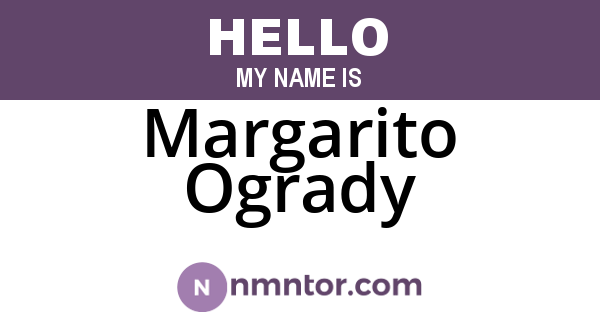 Margarito Ogrady