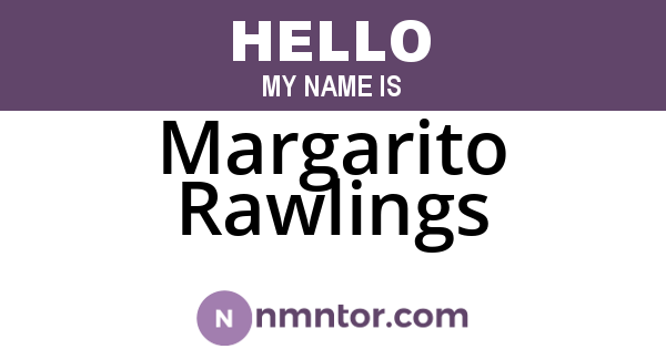 Margarito Rawlings