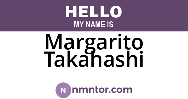 Margarito Takahashi